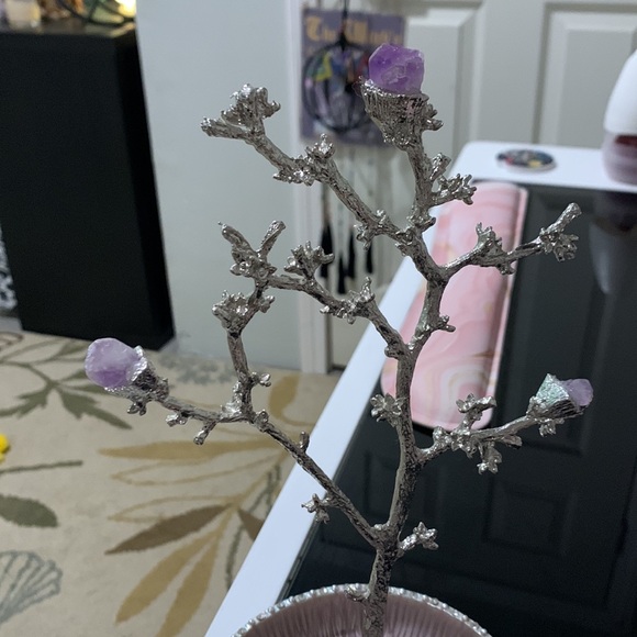 Purple gem tree jewelry holder - Picture 3 of 4